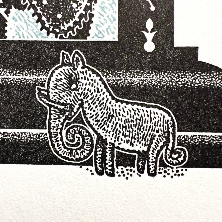 Origins: Curiosities Letterpress Print