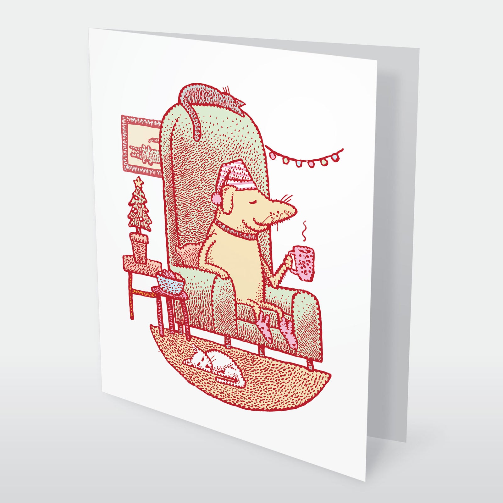 Peace & Joy & Coffee Greeting Cards (20-Pack)