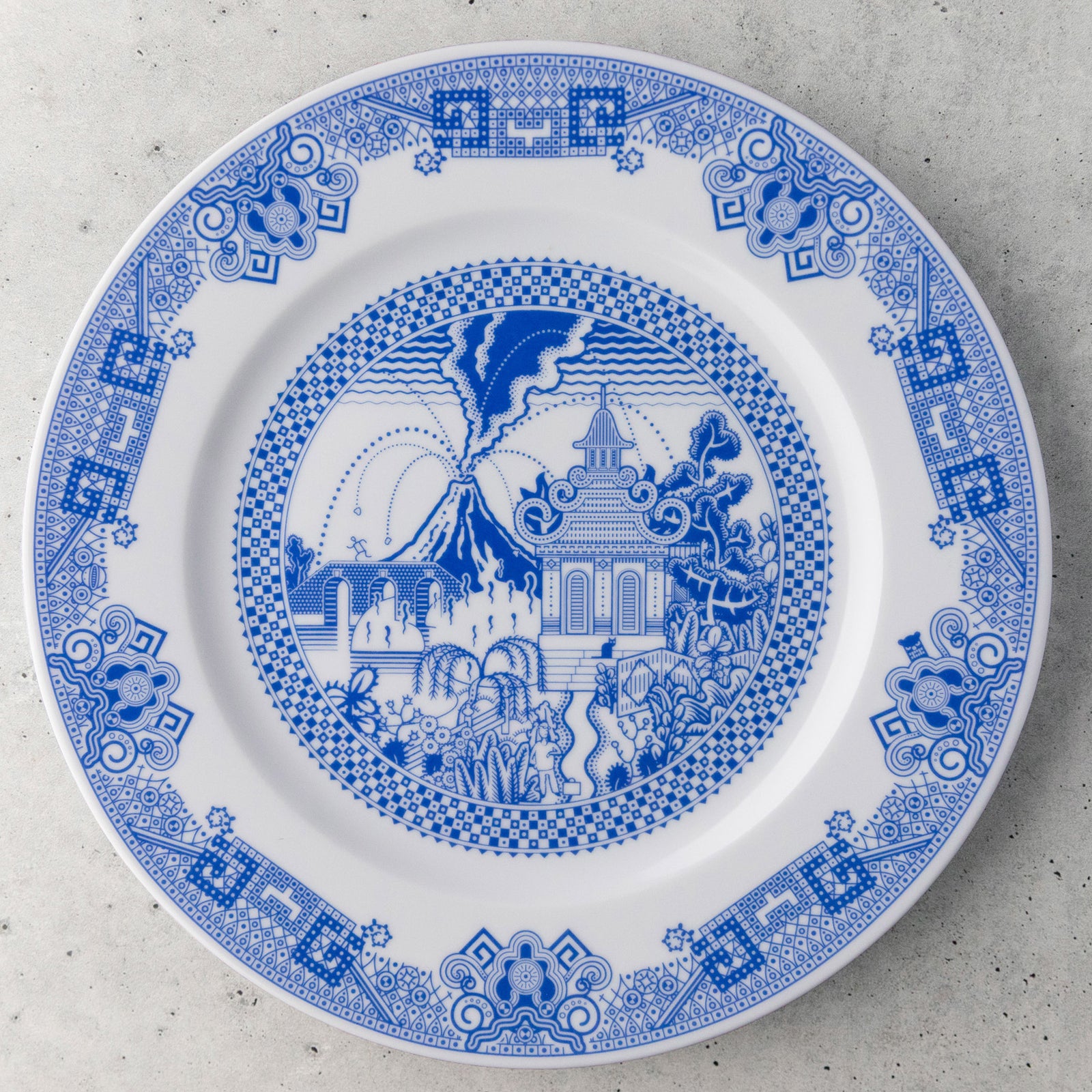 Volcano Dinner Plate 6