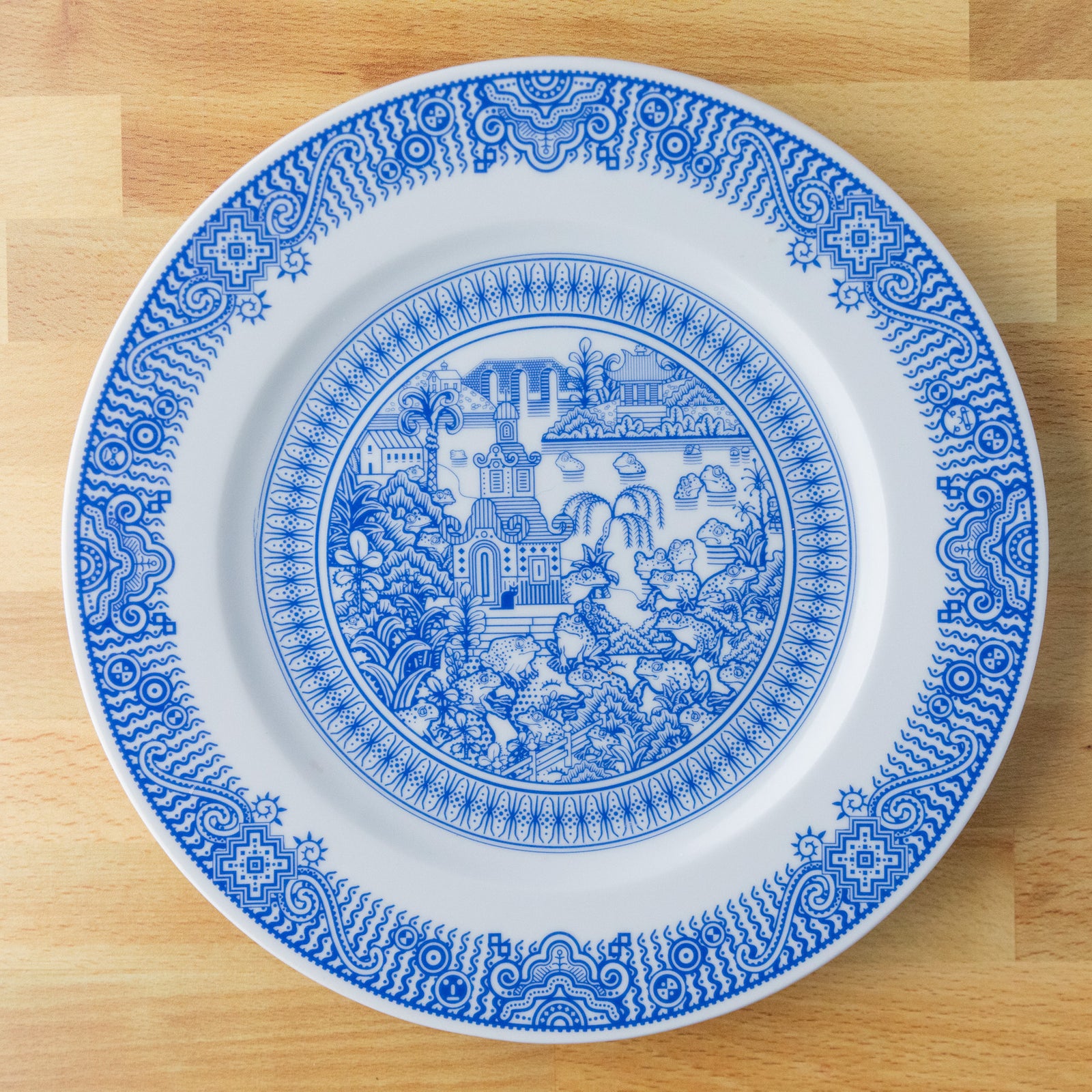 Frogs Dinner Plate 9