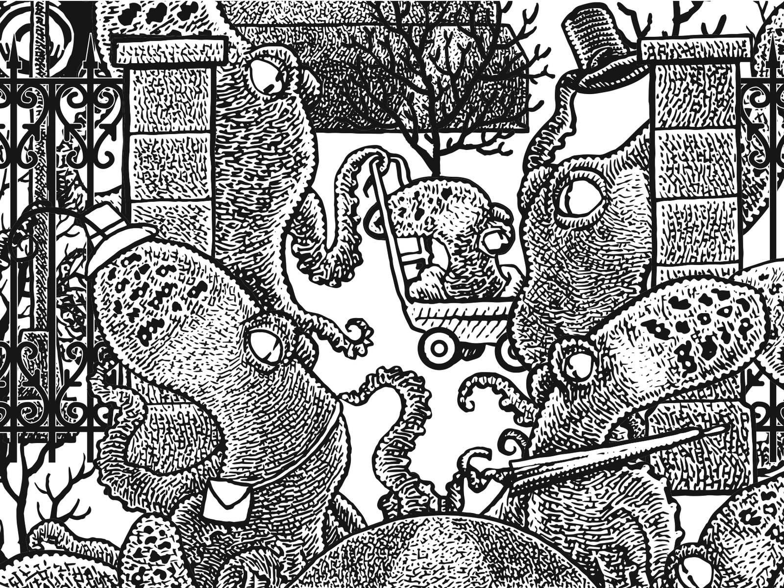 Draw Your Own Octopedestrians