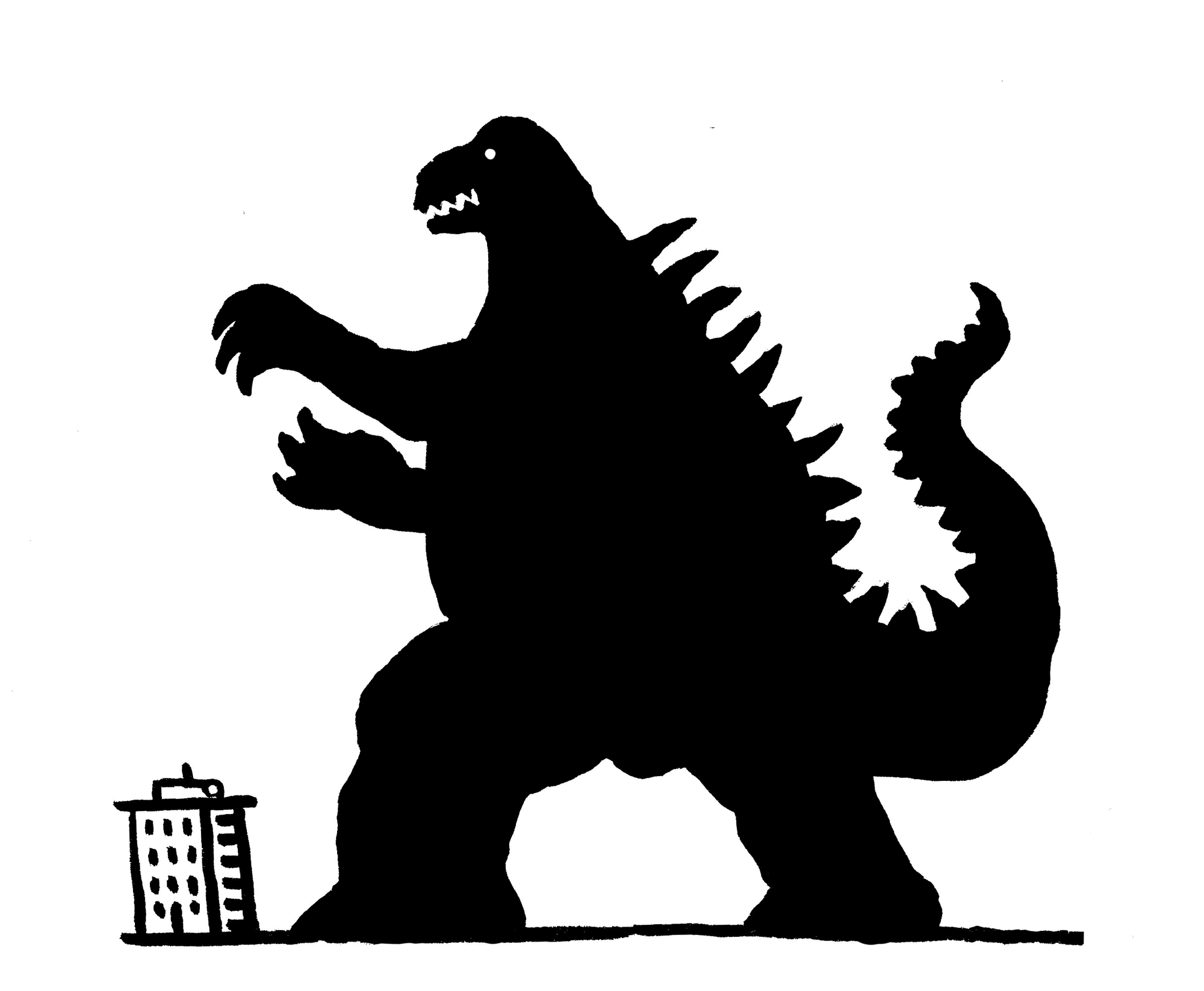T-rex yes. Godzilla no.