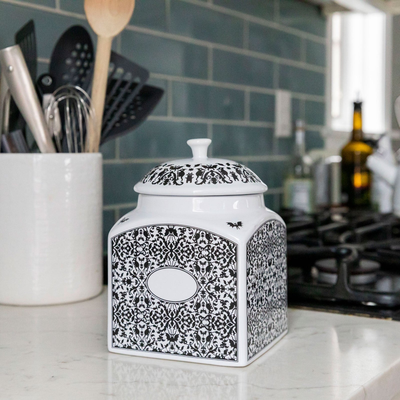 Small Kitchen Witch Canister Free Gift With Purchase