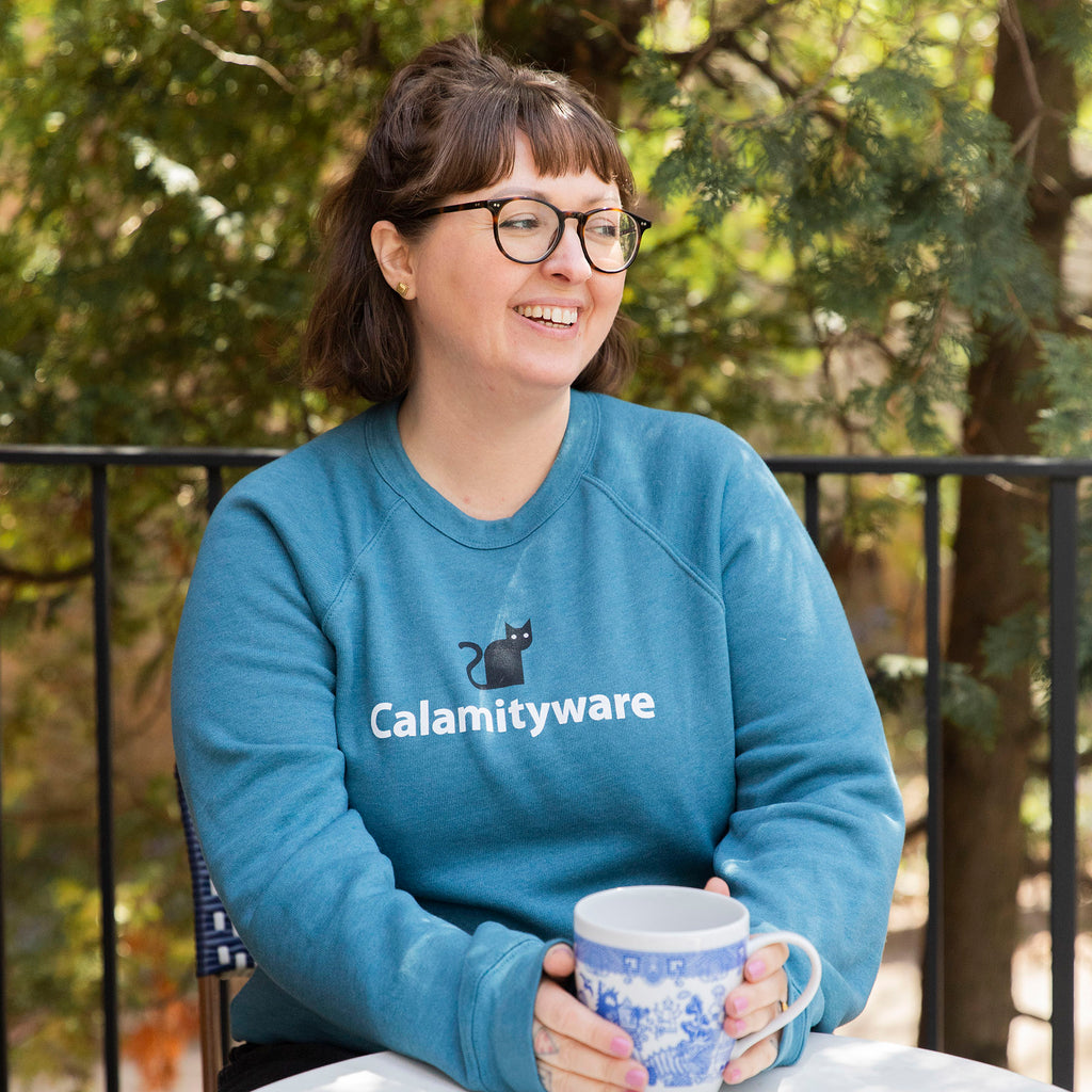 Calamityware Logo Sweatshirt - Teal