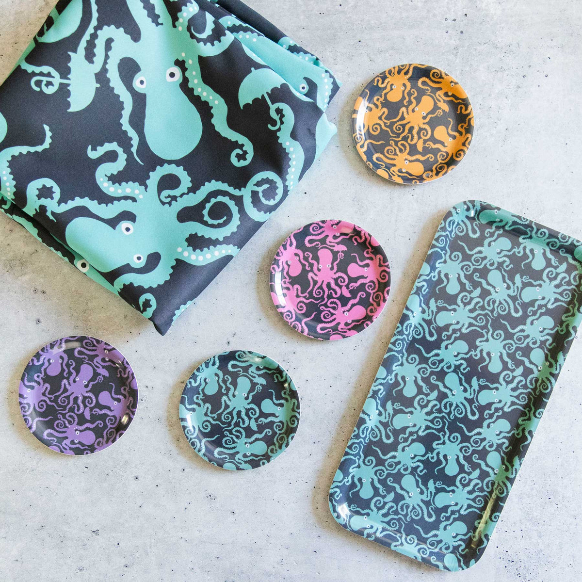 Stay Dry Octopi Bathroom Bundle