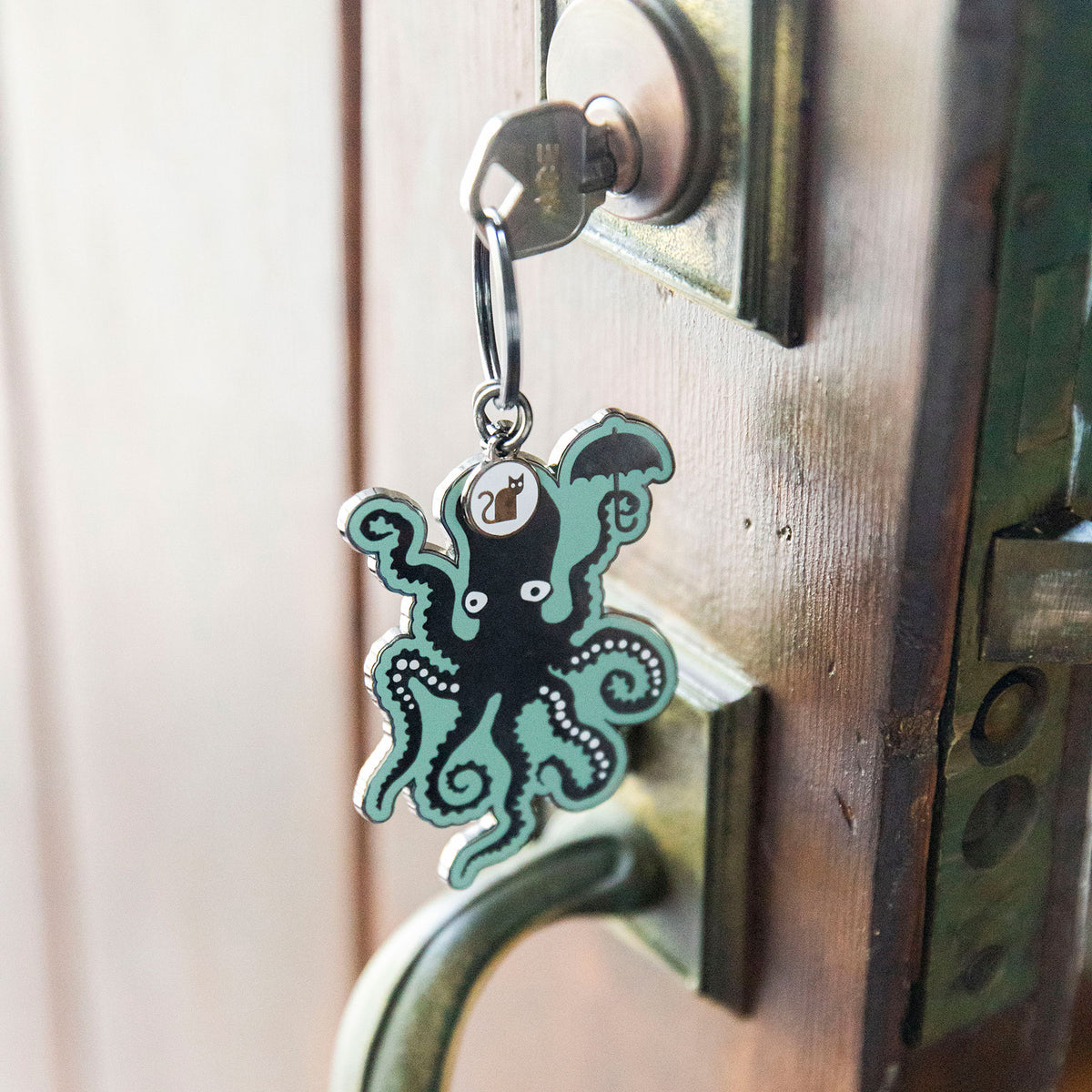 Stay Dry Octopi Keychain