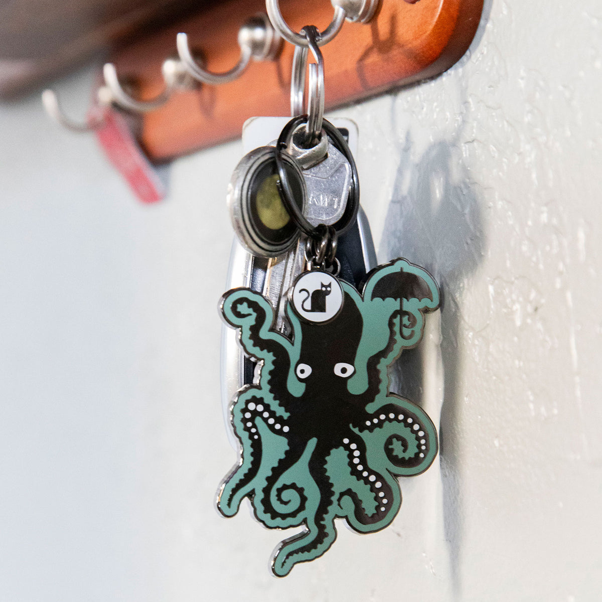Stay Dry Octopi Keychain
