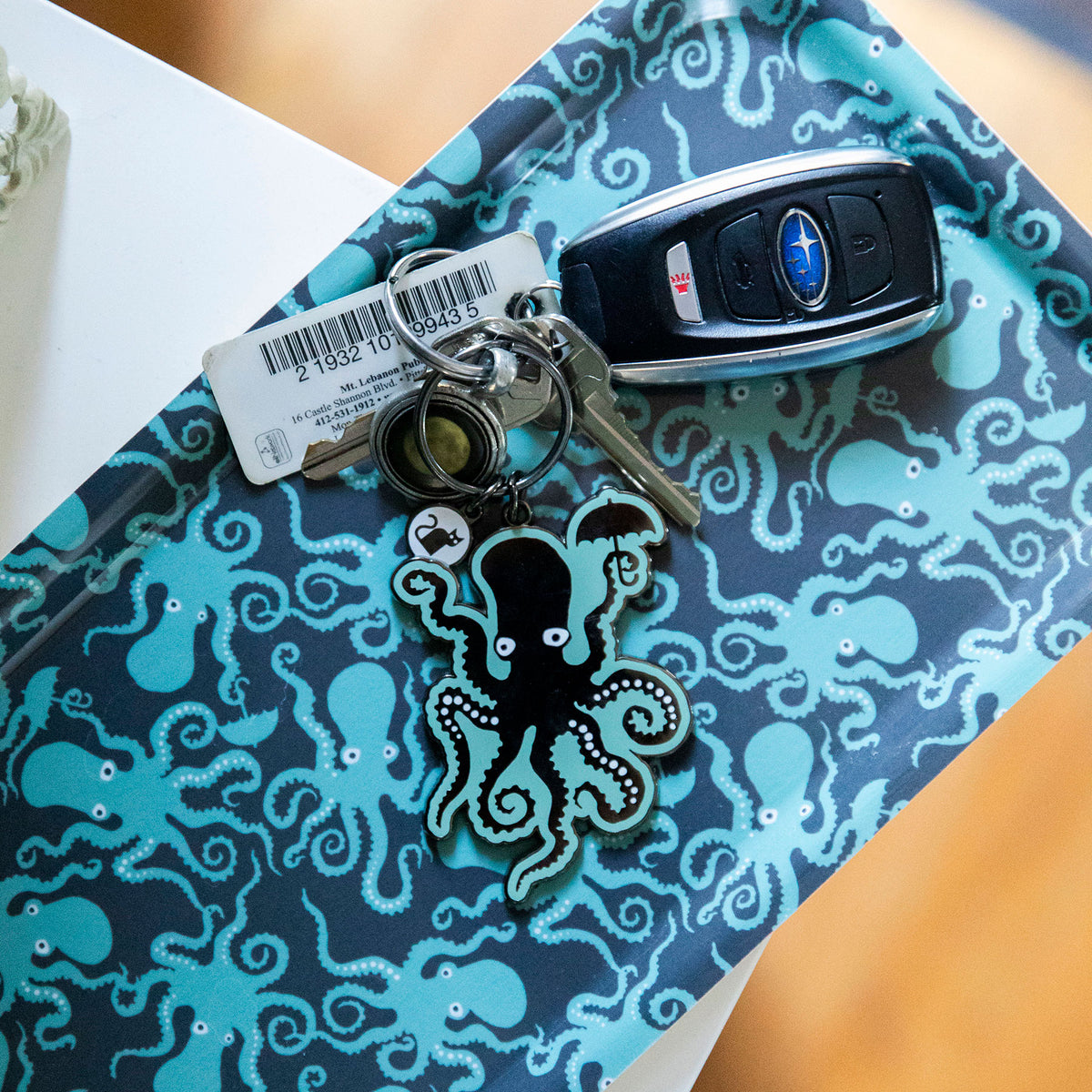 Stay Dry Octopi Keychain