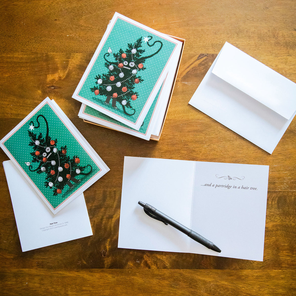 Hair Tree Notecards (20-Pack)