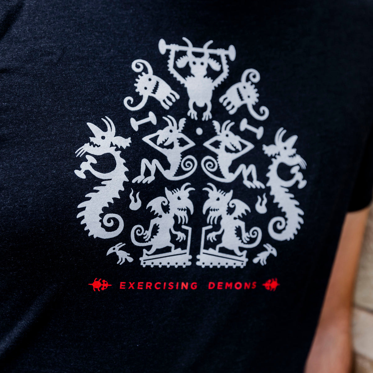 Exercising Demons Unisex T-Shirt