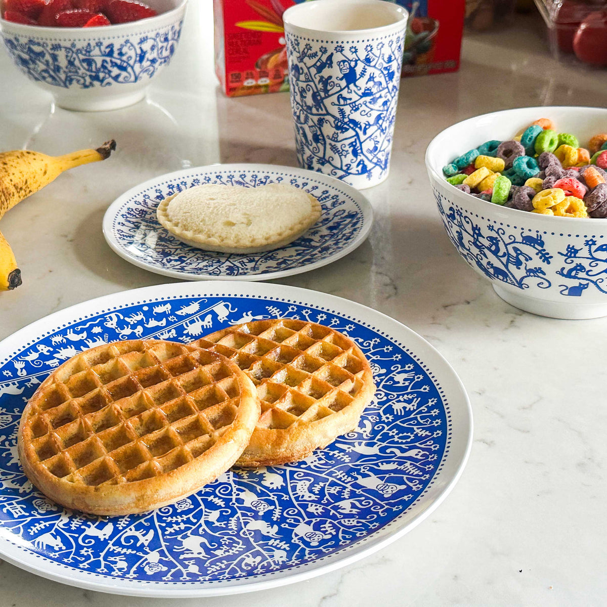 Critters Melamine Dinner Set (16-piece set)