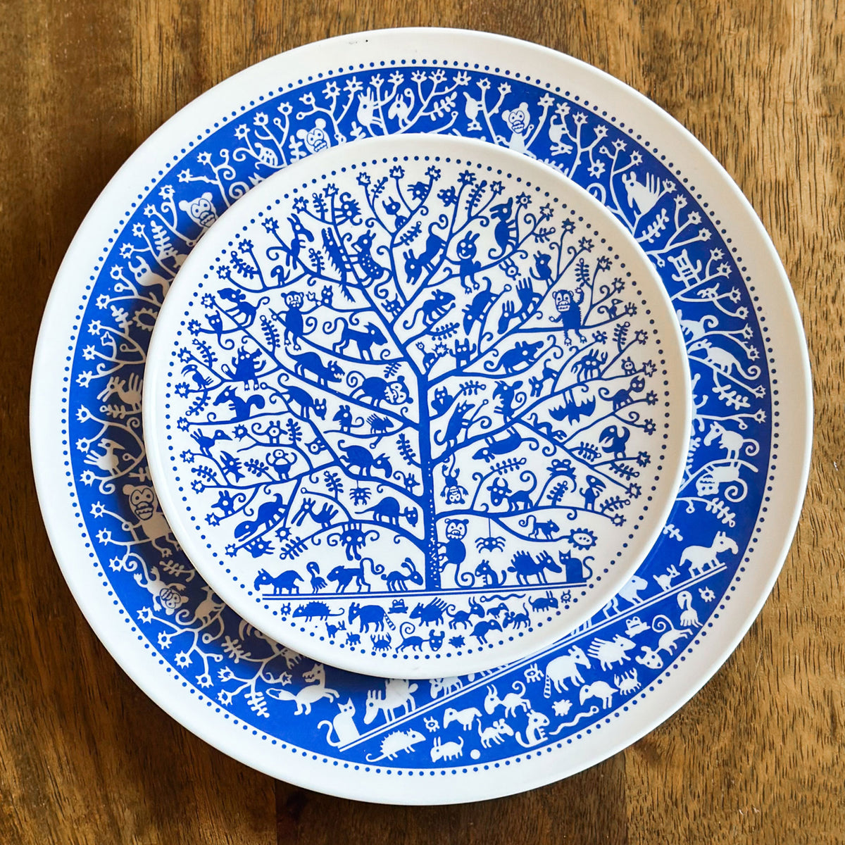 Critters Melamine 9-inch Plates (4-Pack)