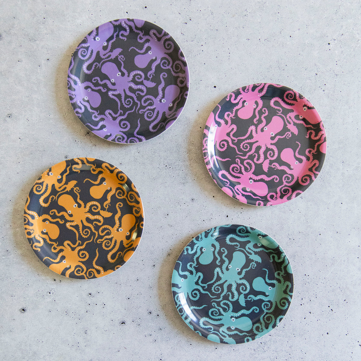 Stay Dry Octopi Coasters (Set of 4)
