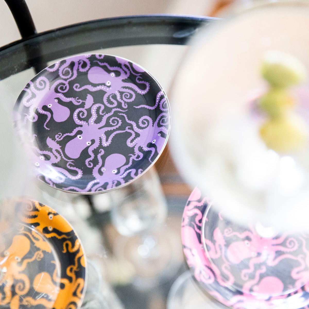 Stay Dry Octopi Coasters (Set of 4)