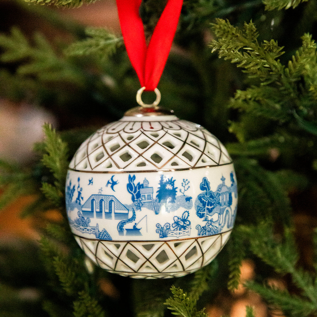Things Could Be Worse Porcelain Ball Ornaments