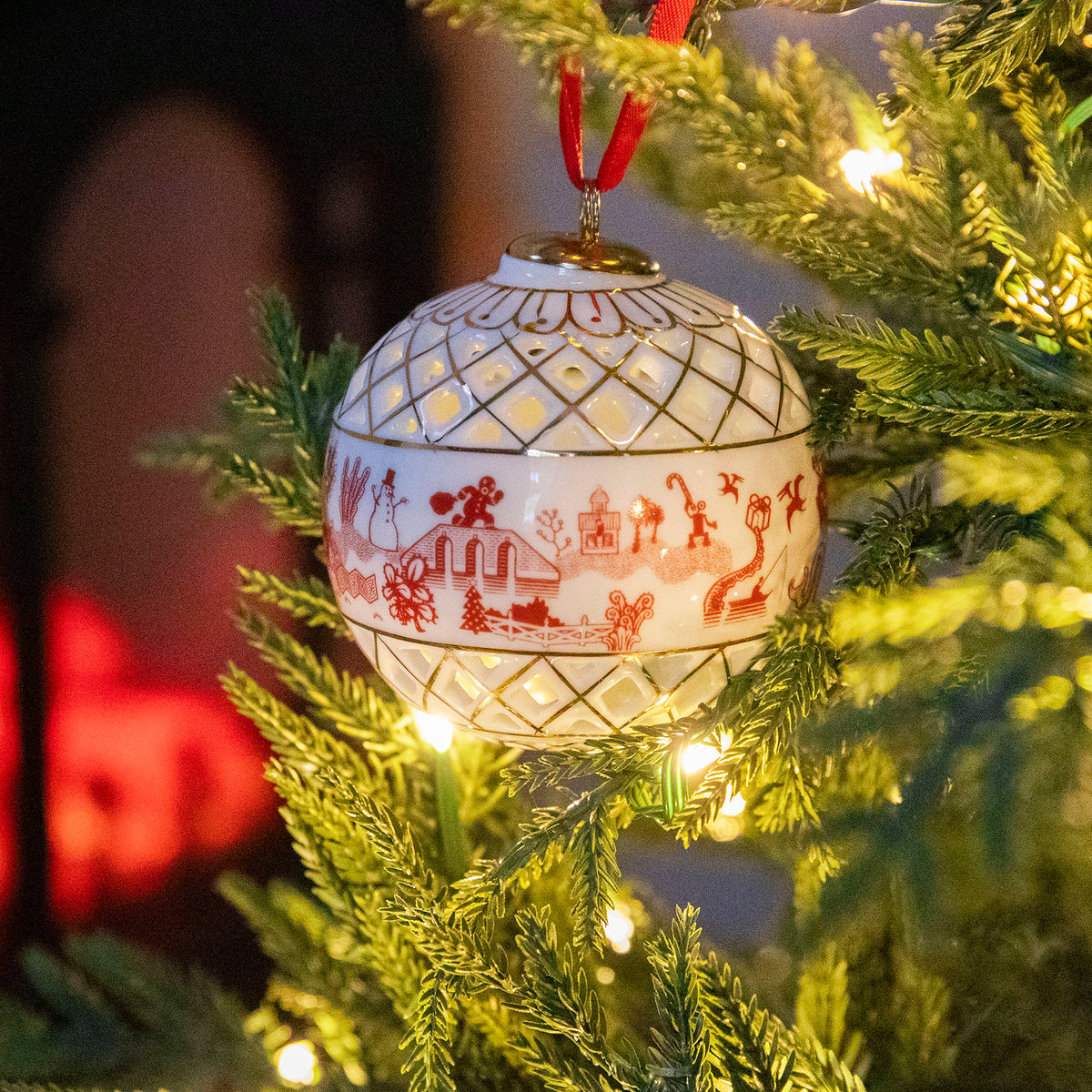Things Could Be Worse Porcelain Ball Ornaments