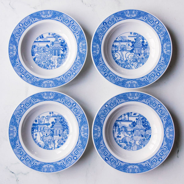 Vexations Shallow Bowls (Set of 4)