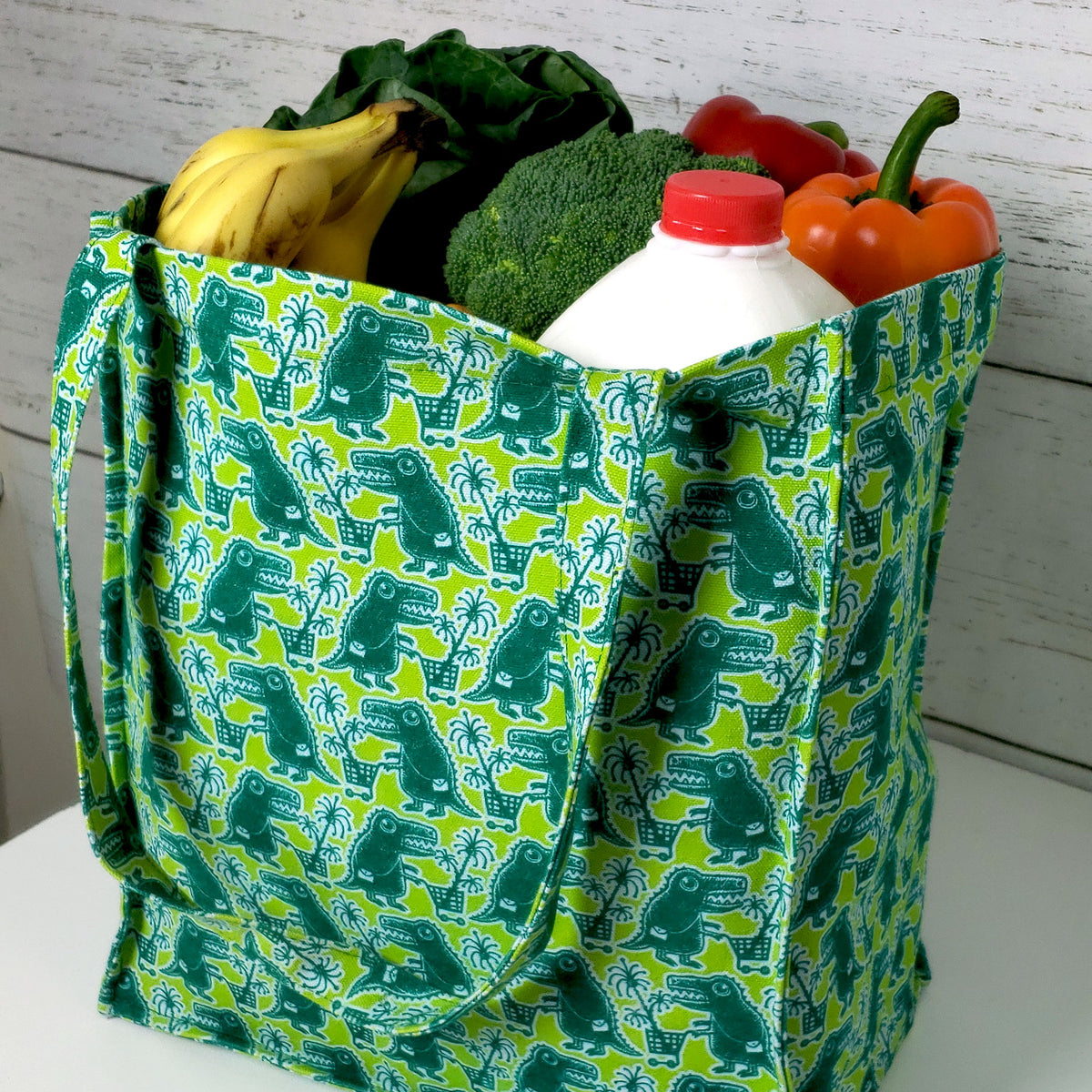 Dino-Shopper Grocery Bag