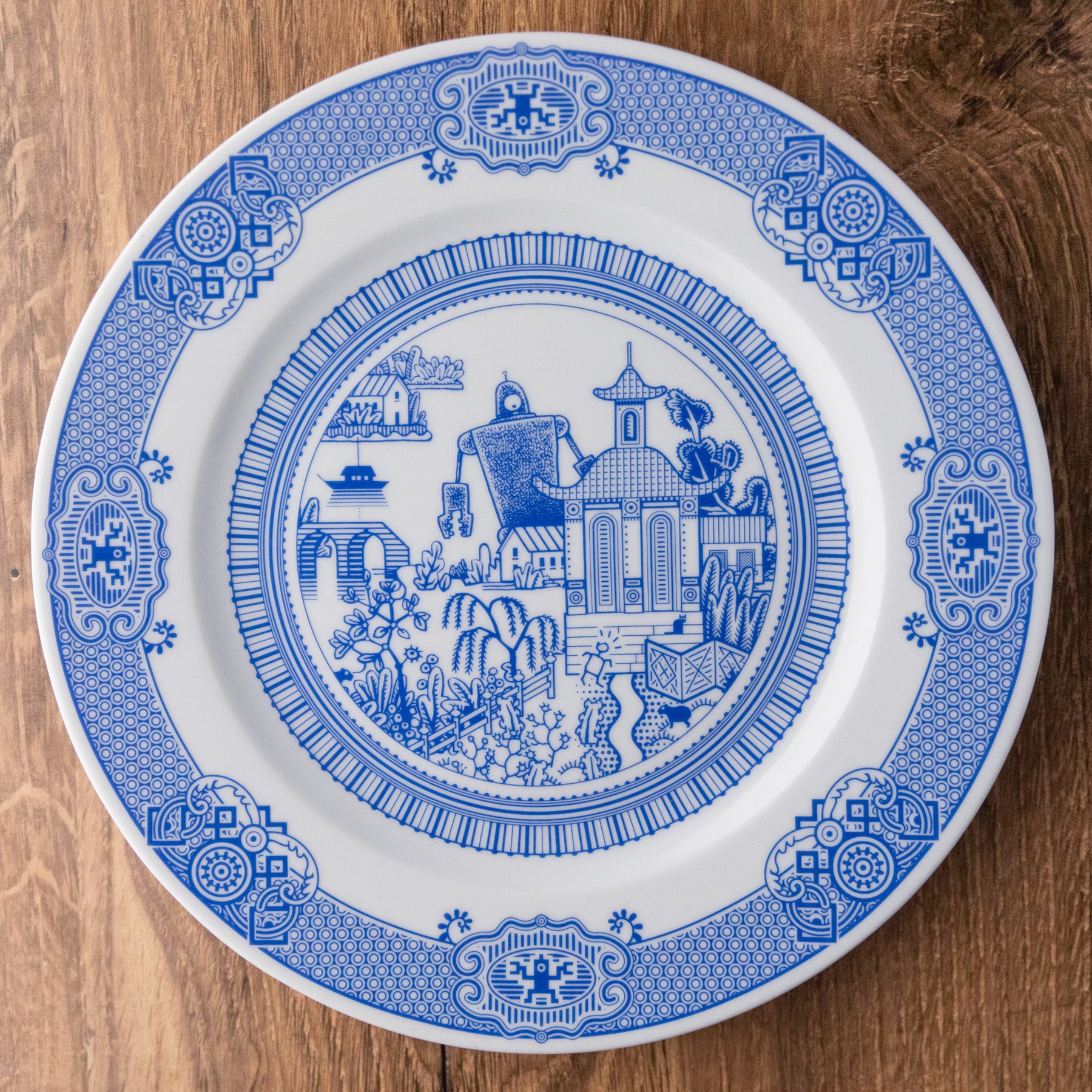 Giant Robot Dinner Plate 2 Calamityware