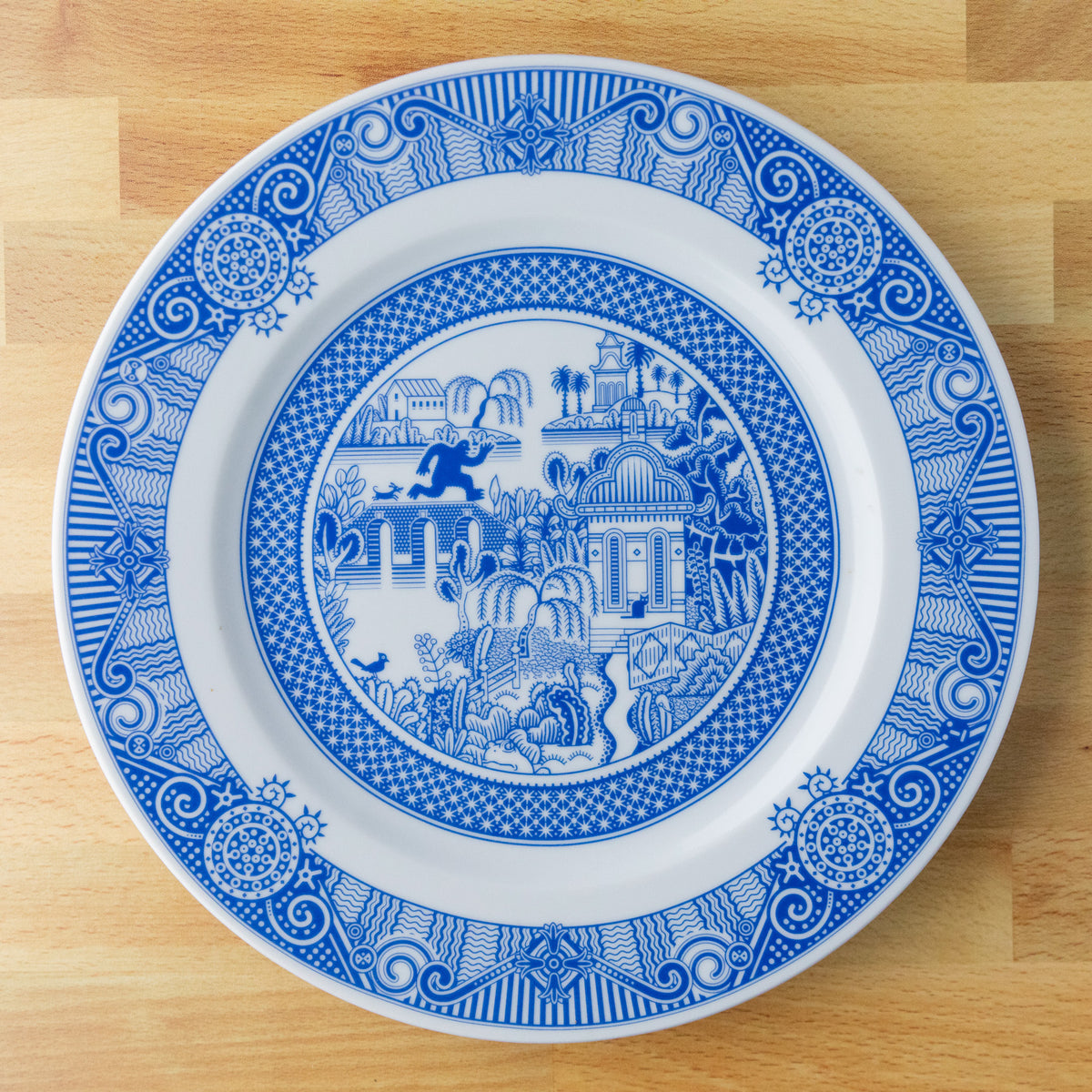 Four-Plate Set: Dinner Plates 9, 10, 11, and 12