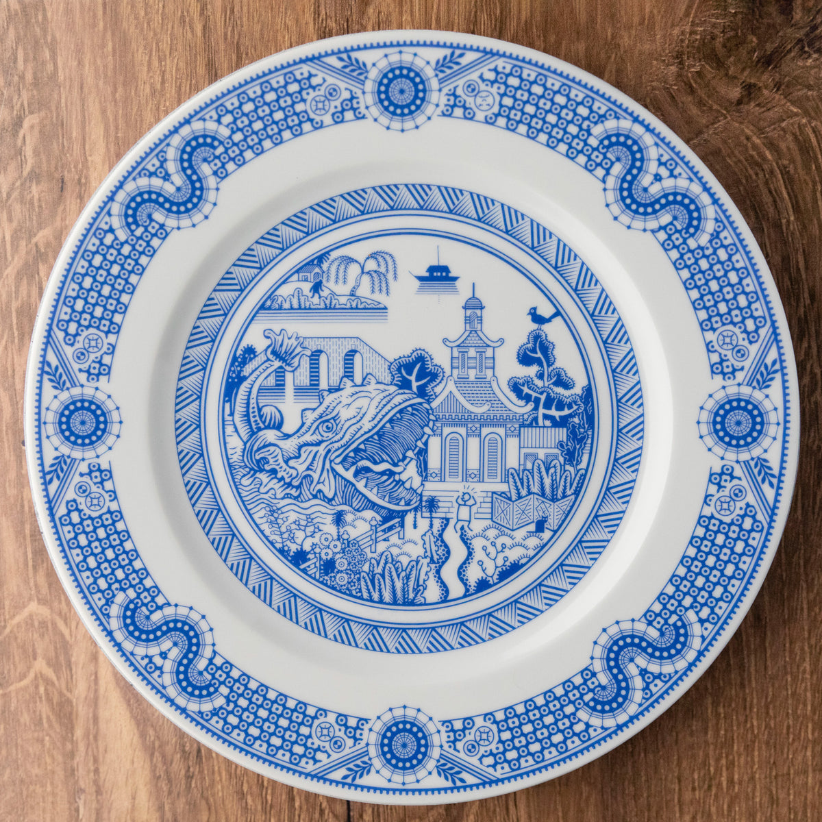 Four-Plate Set: Dinner Plates 1, 2, 3, and 4