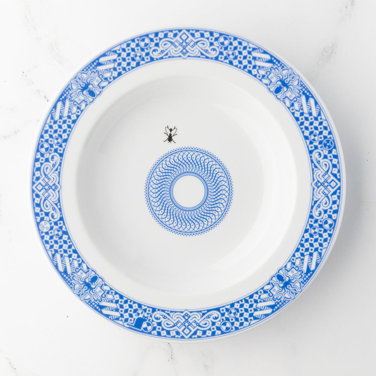 Fly Shallow Bowls (Set of 4) Calamityware® - Main Image