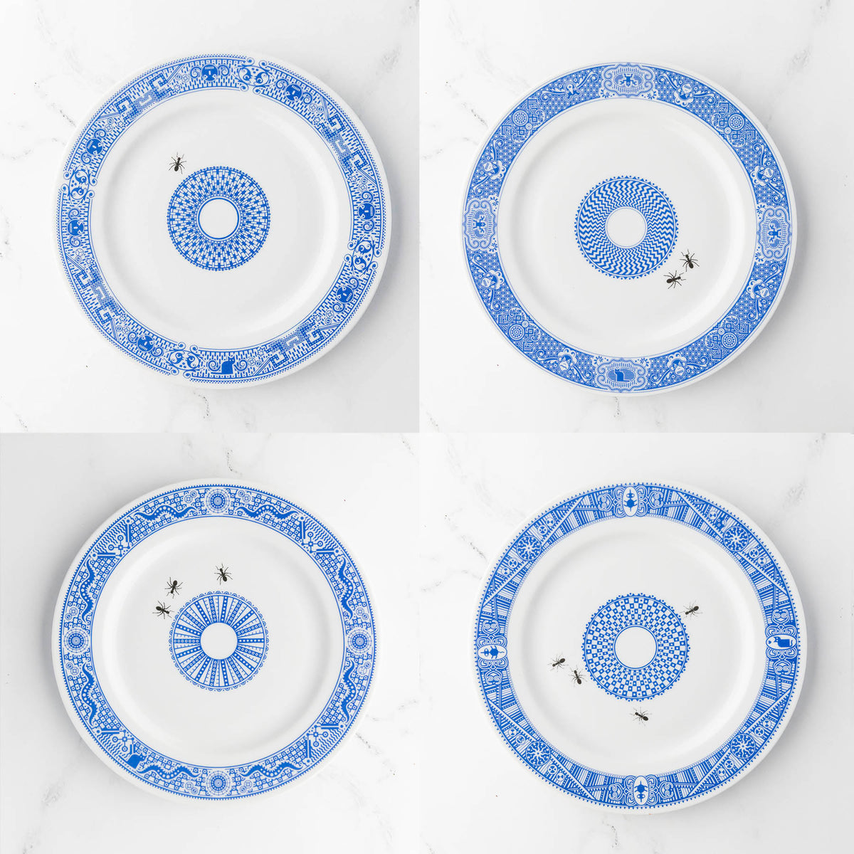Ants Small Plates (Set of 4)