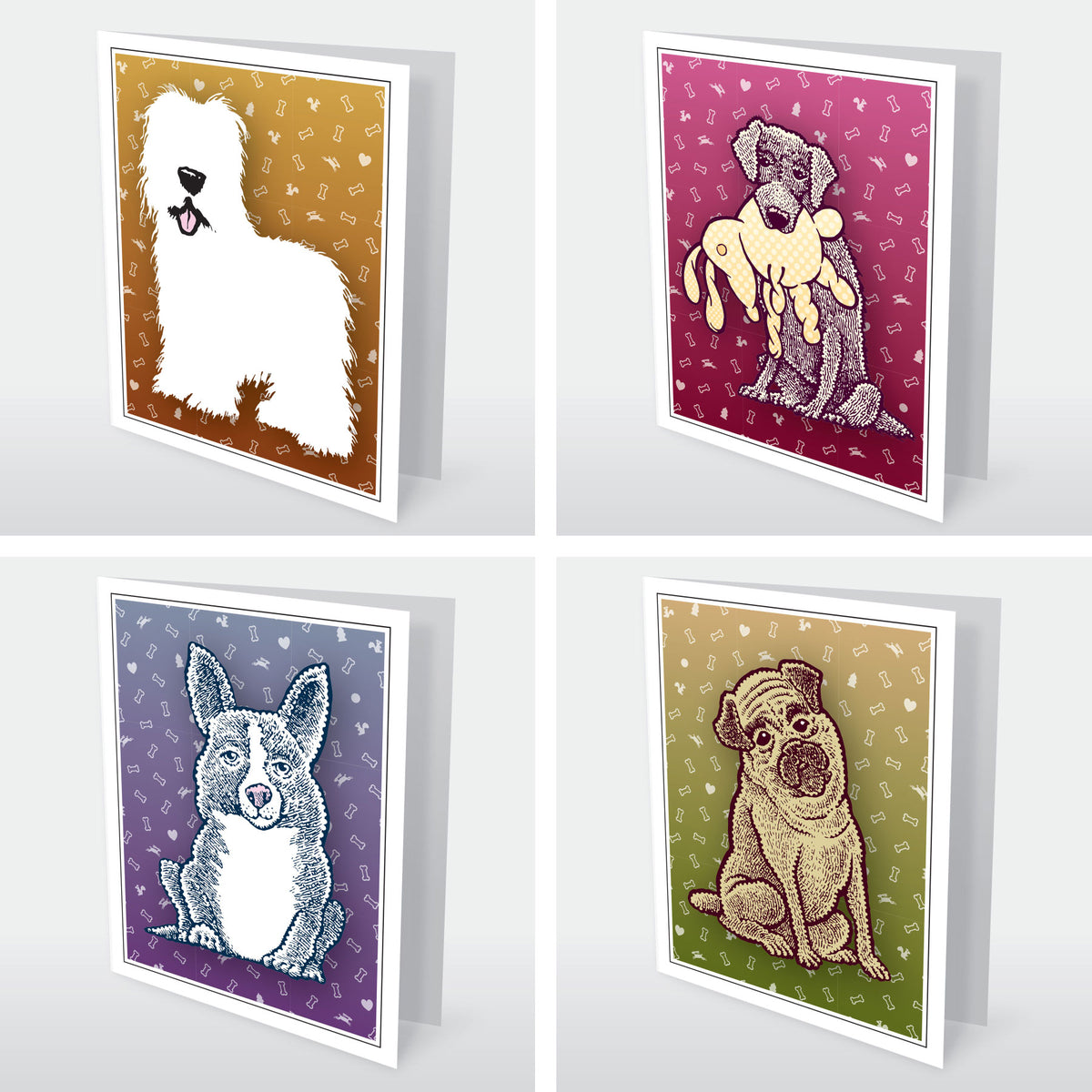 Canine Masterminds Notecards (12-Pack)
