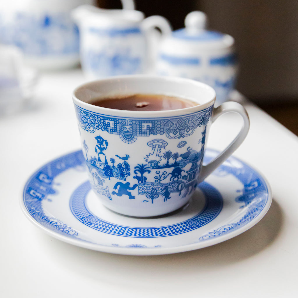 Things Could Be Worse Teacups and Saucers (2-pack)
