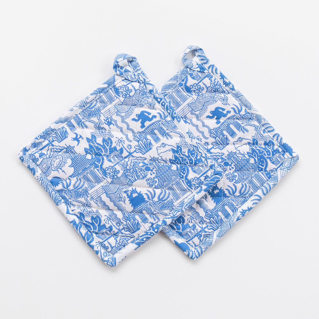 Things Could Be Worse Kitchen Textiles - square potholders