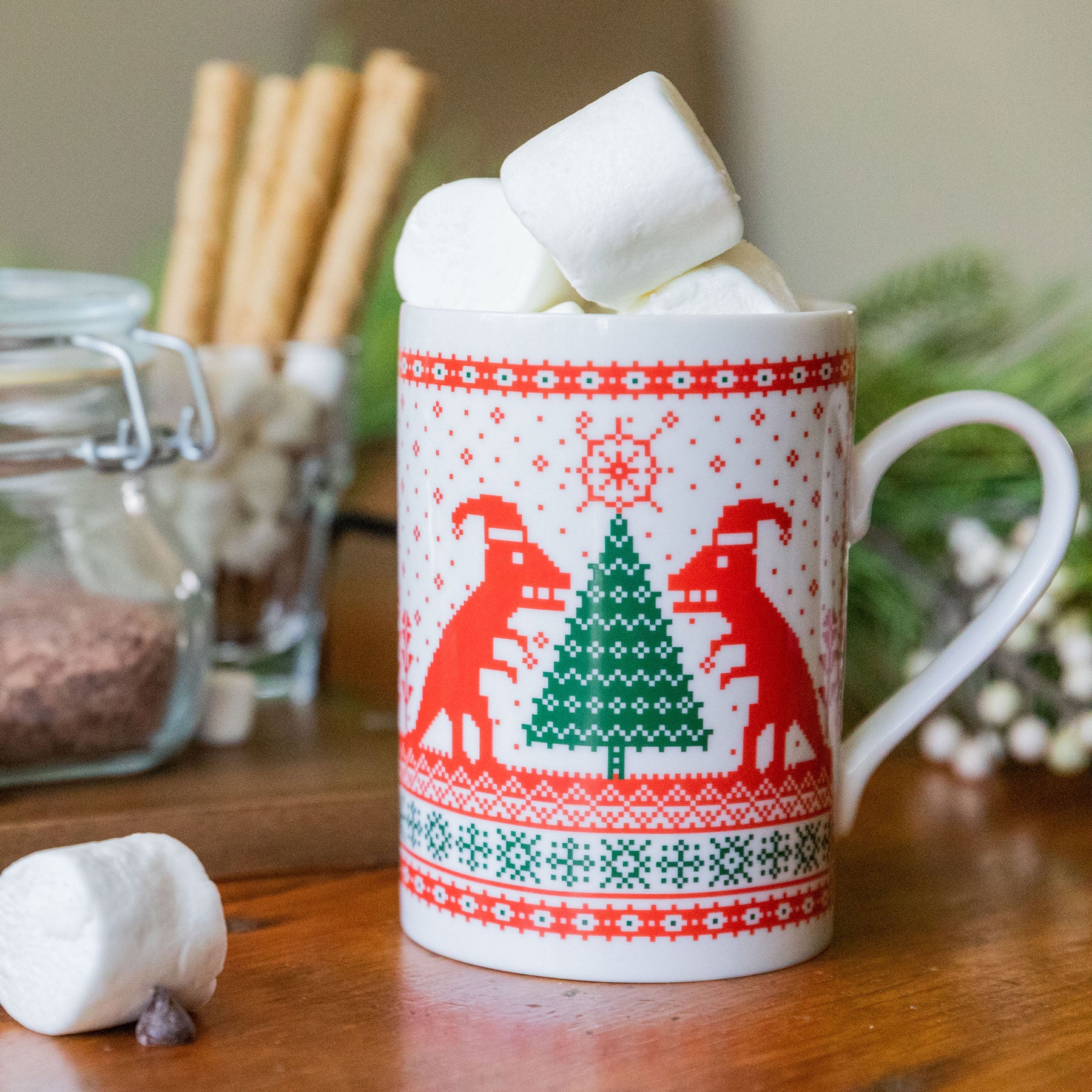 Funny Christmas Gingerbread Man My Husband Gift' Mug