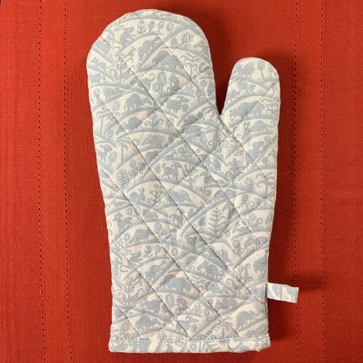Block Printed Kitchen Oven Mitts and Pot Holder Quilted Oven Mitts Oven  Mitten Oven Glove Baking Glove House Warming Gift for Mom 